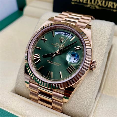 harga rolex day date green dial|rolex day date price.